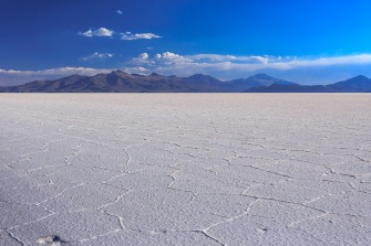 Uma das várias texturas do lago de sal.