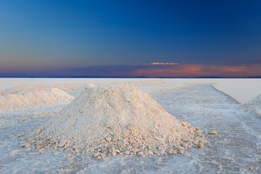 Extração de sal